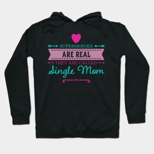 Mother Superheroine Single Mum Parent Hoodie